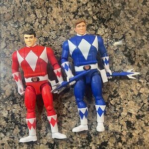 Blue & Red Power Ranger Action figures
